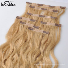 Hair Extension Human Brazilian Clip In Remy Double Drawn